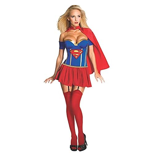 Supergirl - Disfraz de halloween para mujer, talla M (38 - 40) (889898M)