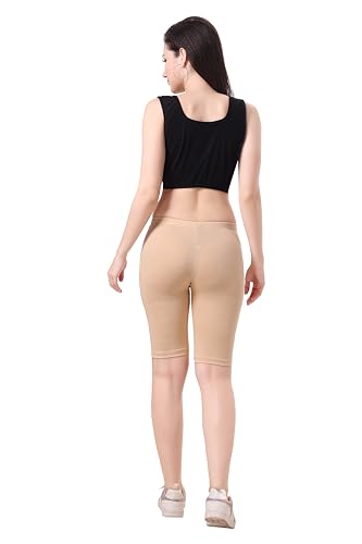 Image of TRASA Women's Cotton Fashion Biker Workout Cycling Shorts, Avialable Sizes: S,M,L,XL,2XL,3XL