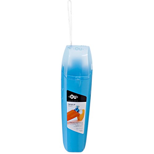 Porta Escova e Pasta de Dente, Dental Up, Azul Piscina, Ou