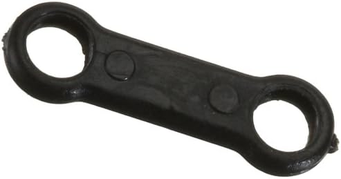 Sort kontrolstang med to cirkulære ender, designet til at forbinde komponenter i en model.