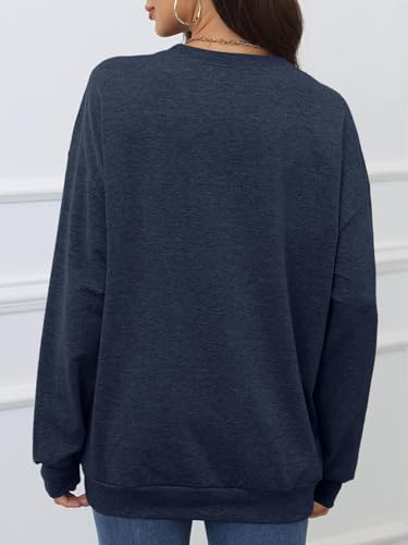 Langwyqu Women's Oversized Sweatshirt Los Angeles California Crewneck Long Sleeve Casual Loose Pullover Tops3