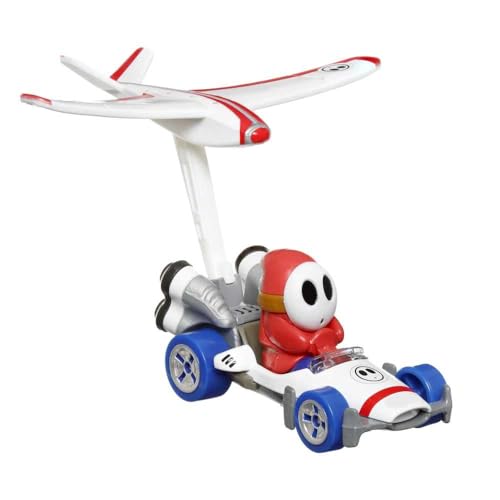 Hot Wheels Vehículo de Juguete Mario Kart Shy Guy 1:64 miniatura 4