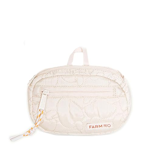 FARM - BOLSA FARM ETC CHUCHU LISOS PUFFER BEGE SEDA