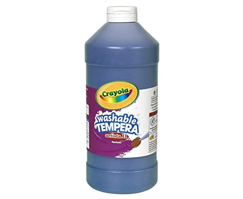 Crayola Washable Tempera Paint For Kids, Blue Paint, Classroom Supplies,