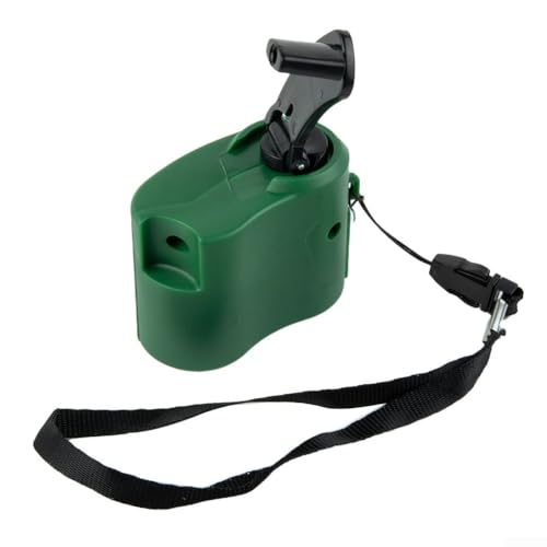 Niceminiwall Hand Crank Cargador de teléfono móvil Cargador de manivela USB - Generador manual portátil para actividades al aire libre (verde)