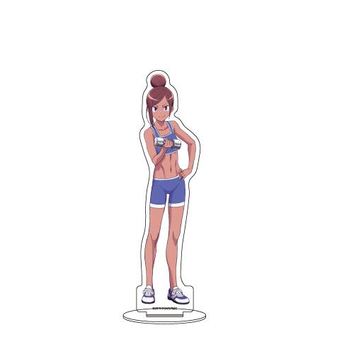Amazon.co.jp: ダンベル何キロ持てる? 03 上原彩也香 キャラアクリル