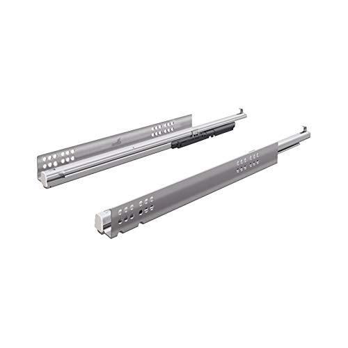 HETTICH Coulisse bois quadro v6 silent system eb23 - Sens : Gauche - Longueur : 500 mm - Matériau...