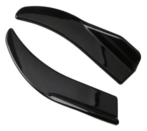 Becquet pare-chocs avant noir anti-collision compatible avec les carrosseries de berline moderne