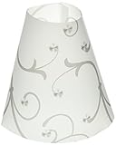 Royal Designs Vellum Tea Light Paper Wine Glass Lampshade, Gray Flower, Set of 20 (TLS-1016-20)