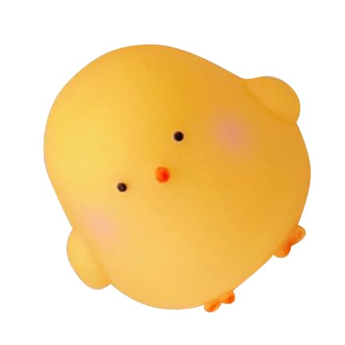 Lámpara de noche infantil silicona diseño pollito amarillo miniatura 2