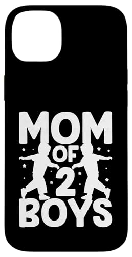 Mom Of Two Boys ̓ Ƒq ̌t X}zP[X iPhone 14 Plus p