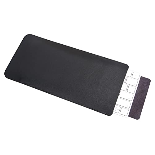 Acogedor Keyboard Case, PU Leather Keyboard Sleeve Bag Case Suitable for Magic Keyboard 2, Not Included Keyboard, 30x14x1cm (Black)