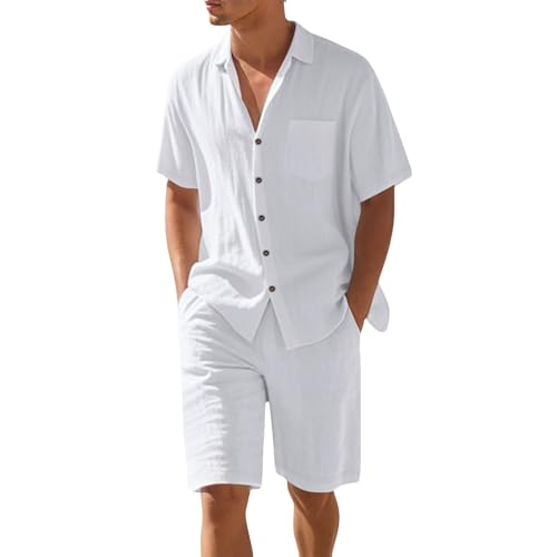 Ensemble homme été costume décontracté lavable en machine