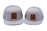 CZEVIP Best Dad Ever Big Bro Matching Hats Set of 2 Father's Day Caps Birthday Present Daddy and Me Outfits Baby Announcement New Papa Cap Boy Dad Hats Grey Patch Flat-Bill Trucker Hats