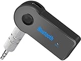 UrbanX Mini Bluetooth Receiver for Samsung Galaxy S6 Edge - Wireless to 3.5mm Jack Hands-Free Car Kit 3.5mm Audio Jack w/LED Button Indicator for Audio Stereo System Headphone Speaker
