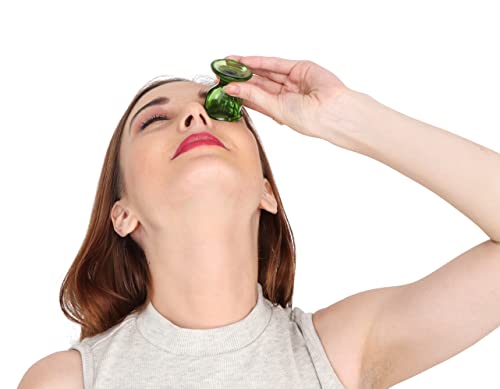 QIMACPLUS Glass Eye Wash Cups Green With Engineering Design To Fit Eyes For Effective Eye Cleansing, Eye Shaped Rim, Snug Fit Superior, Smooth Edge Set Of 2 Pcs (Green) - Image 6