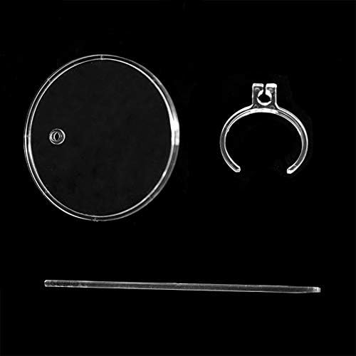 Image of UCanaan 5 Pcs Doll Stands Kids Toys Accessories for 11.8 Inch Dolls Display Holder Suitable for 11''-13'' Dolls Transparent Stent Stand