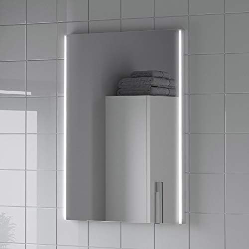 Artis Luxury Bathroom LED Illuminated Mirror Battery Power Modern IP44