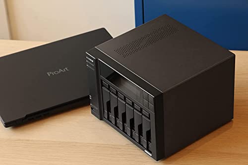 Image of Asustor Lockerstor 6 Gen2 AS6706T - 6 Bay NAS, Intel Quad-Core CPU, 4X M.2 NVMe Slots, Upgradable Dual 2.5GbE, 8GB DDR4 RAM, HDMI, Content Creators, Hybrid Storage, Network Attached Storage (Diskless)