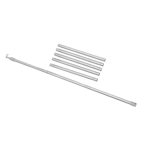 Tringle ouverture de store plissé télescopique 3.2m Uonlytech en acier - 2