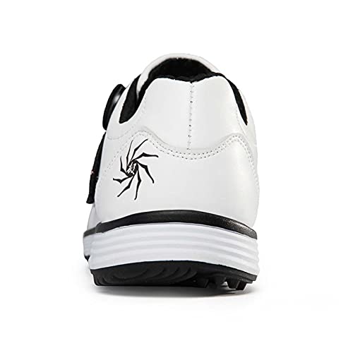 Shhyy-Zapatos-de-Golf-para-HombresLigeros-Impermeables-Men-Golf-Shoe-Calzado-de-Golf-Antideslizantes-Transpirables-para-cancha-de-Entrenamiento-de-Golf-para-Exteriores-e-Interiores-Blanco42