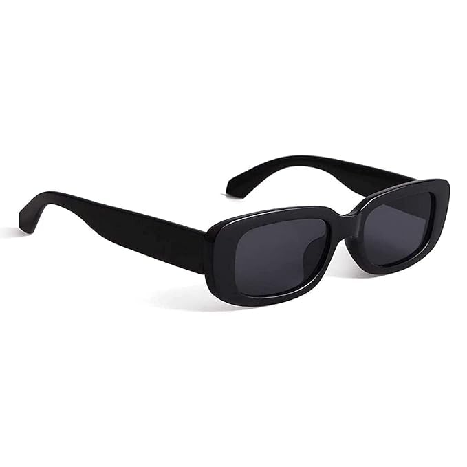 povty Protected Rectanglular Retro Driving Narrow Square Frame Sunglasses for Women-picture-33