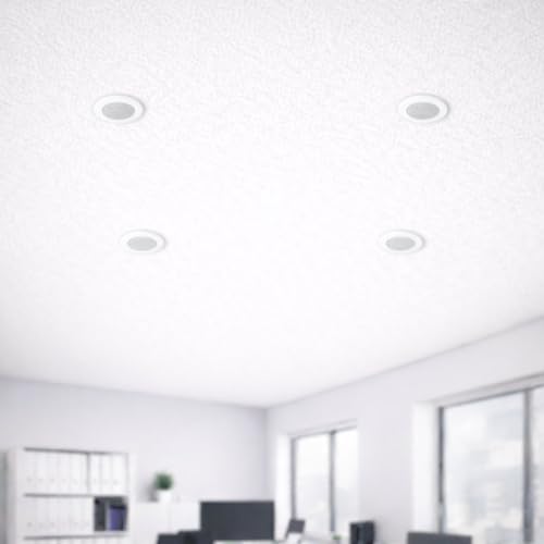 HAVA Vollmetall Einbau Lautsprecher, Halogen-Design, Einbau 60mm