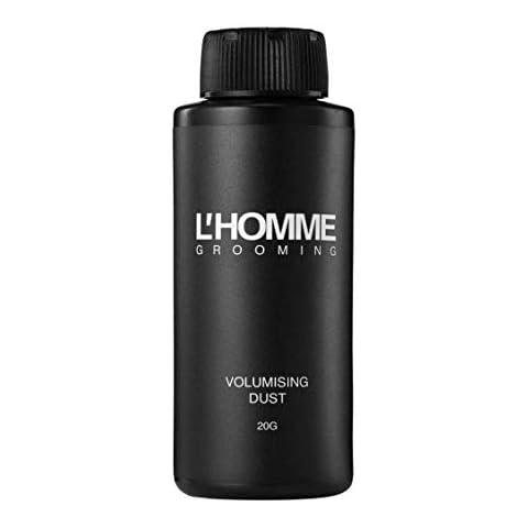 L'Homme Grooming Volumising Dust — Strong Hold — All-Natural Hair Styling Powder Product Made for Men (20g) Cover