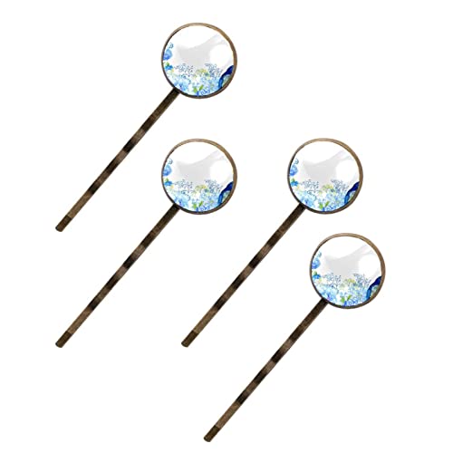 Épingles à cheveux oiseau et paon lot de 4 pinces chignon femme