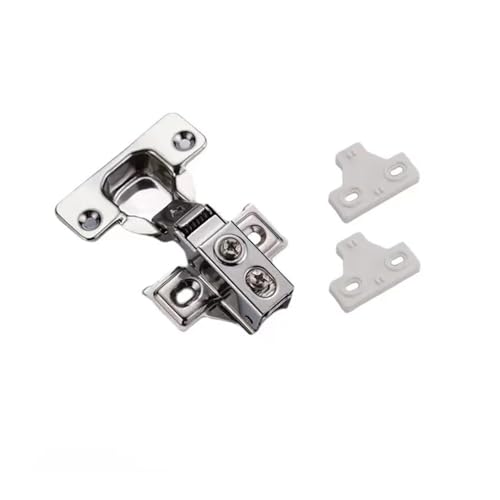 Bisagra hidráulica de brazo corto de acero inoxidable, forma de copa de gabinete, bisagra de gabinete de 35 mm, amortiguador de puerta, adecuado for lados estrechos del gabinete(Insert embed)