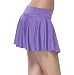 Women's Gym Dri-fit Athleta Skorts With Underwear Covered (Purple, Large)