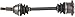 Cardone 60-6091 Remanufactured CV Constant Velocity Drive Axle Shaft