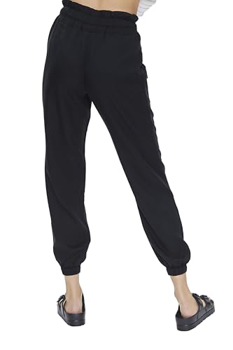 Forever 21 Women's Drawstring Paperbag Joggers4