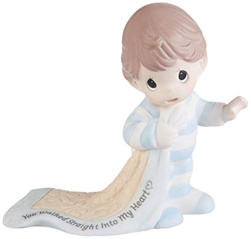 Precious Moments 193005 Straight Into My Heart Baby Walking Bisque Porcelain Figurine, One Size, Multicolor #TOP2