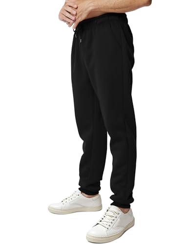 Mens Sweatpants with Pockets Lightweight Gym Drawstring Fleece Joggers Casual Elastic Waist Workout Pants3