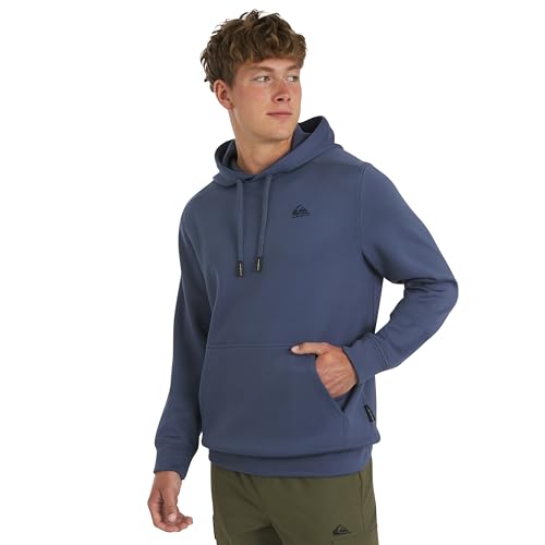 Quiksilver-Mens-Regular-Fit-Active-Performance-Heavyweight-Jacquard-Mesh-and-Polar-Fleece-Pullover-Hoodie-S-XL Quiksilver Men's Regular Fit Active Performance Heavyweight Jacquard Mesh and Polar Fleece Pullover Hoodie (S-XL) - Image 1