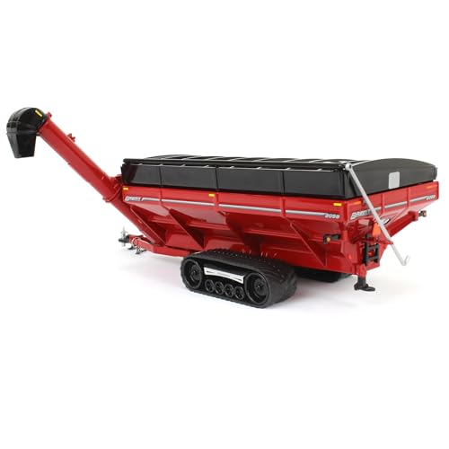 Spec Cast 1/64 Brent 2098 Grain Cart con cadenas igualadoras rojo miniatura 4