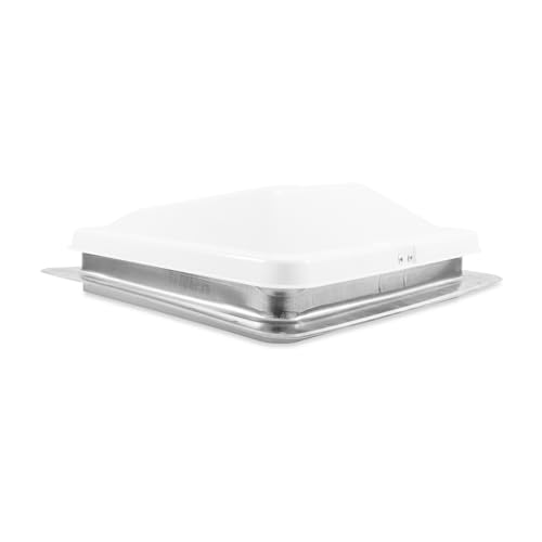 Camco RV Roof Vent Kit - Features Waterproof Design & Translucent Lid - Includes Built-In Screen - Compatible w/RV Roofs from 1.25” to 2.25” Thick - Replace Ventline, Jensen & Elixir Vents (40480)