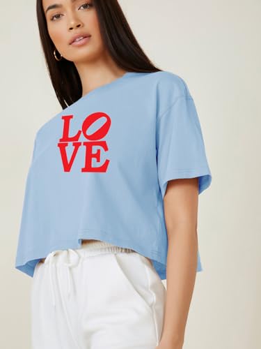 Image of KOTTY Women's Letter Print Oversized Fit T-Shirt