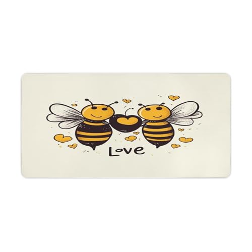 Bee Love Honey �f�X�N�}�b�g ����~�� ��^�}�E�X�p�b�h �f�X�N���C�e�B���O�p�b�h �h���f�X�N�u���b�^�[�p�b�h ���@�\ ��^�}�E�X�}�b�g �I�t�B�X�⎩��p 23.6�C���` x 11.8�C���`