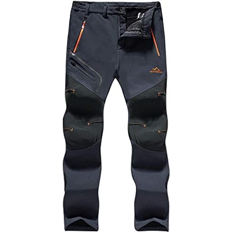 TACVASEN Men's Winter Windproof Snow Trousers Cover