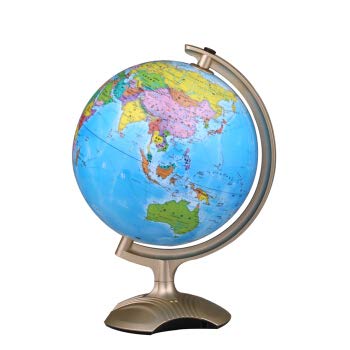 Boom globe: 23cm textbook synchronization Chinese political terrain LED lighting globe 11-23-10(Chinese Edition)