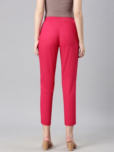 Image of TWIN BIRDS Women Viscose Cotton Kurti Pants | Stretch Ethnic Daily Trousers