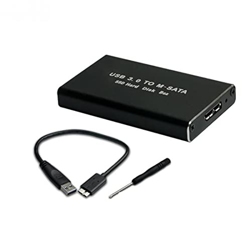 Carcasa externa para SSD MSATA USB 3.0 miniatura 6