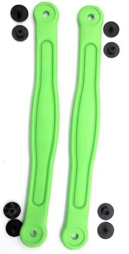 Snappy Straps for your Clogs or Croc (green 9 green)