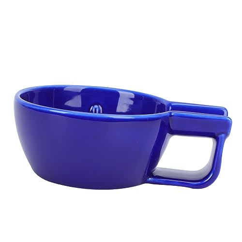 CIMAXIC Shaving Foam Bowl Large Capacity for Men's Shaving Soap Ceramic Material