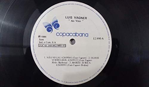 Luis Vagner ao Vivo, 1986 (nacional) [lp]