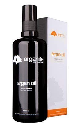 Arganöl von Arganlife Reines Arganoil Naturalprodukt für Haare, Gesicht , Haut , Nägel , Bio Arganoil 100 Prozent Original, Kalt gepresst