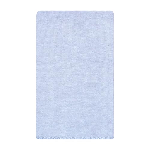 Image of Hudson Baby Unisex Baby Cotton Flannel Burp Cloths 10-Pack, Blue Cosmos, One Size