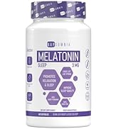 NAPSOMNIA Melatonin for Sleeping for Men &amp; Women - Sleep Melatonin w/Valerian Root Extract - Vege...